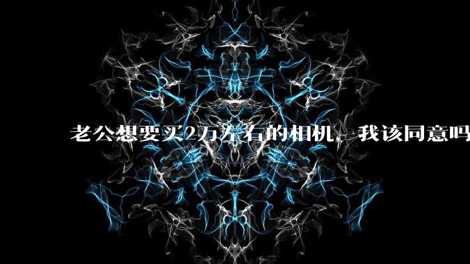 老公想要买2万左右的相机，我该同意吗？