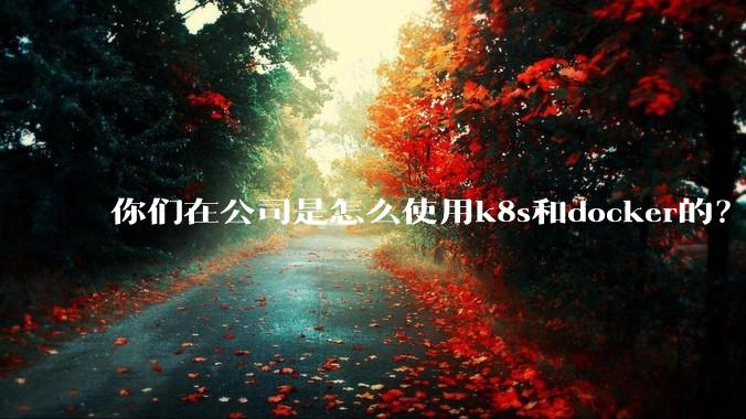 你们在公司是怎么使用k8s和docker的？
