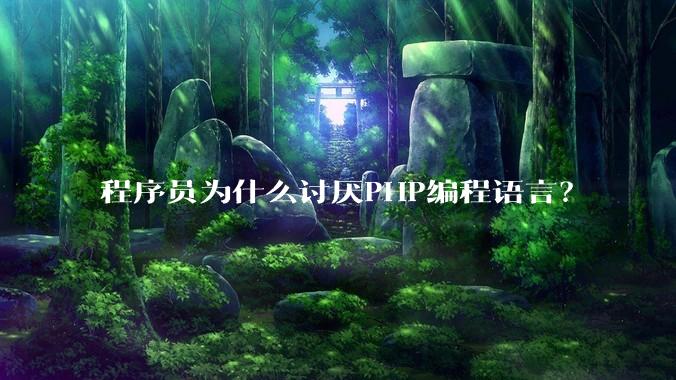 程序员为什么讨厌PHP编程语言？
