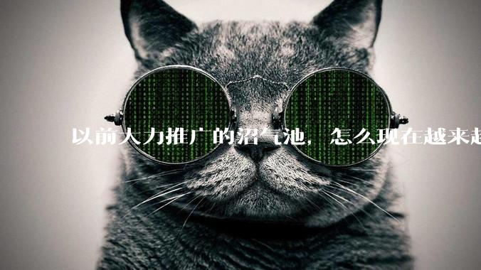 以前大力推广的沼气池，怎么现在越来越少了？